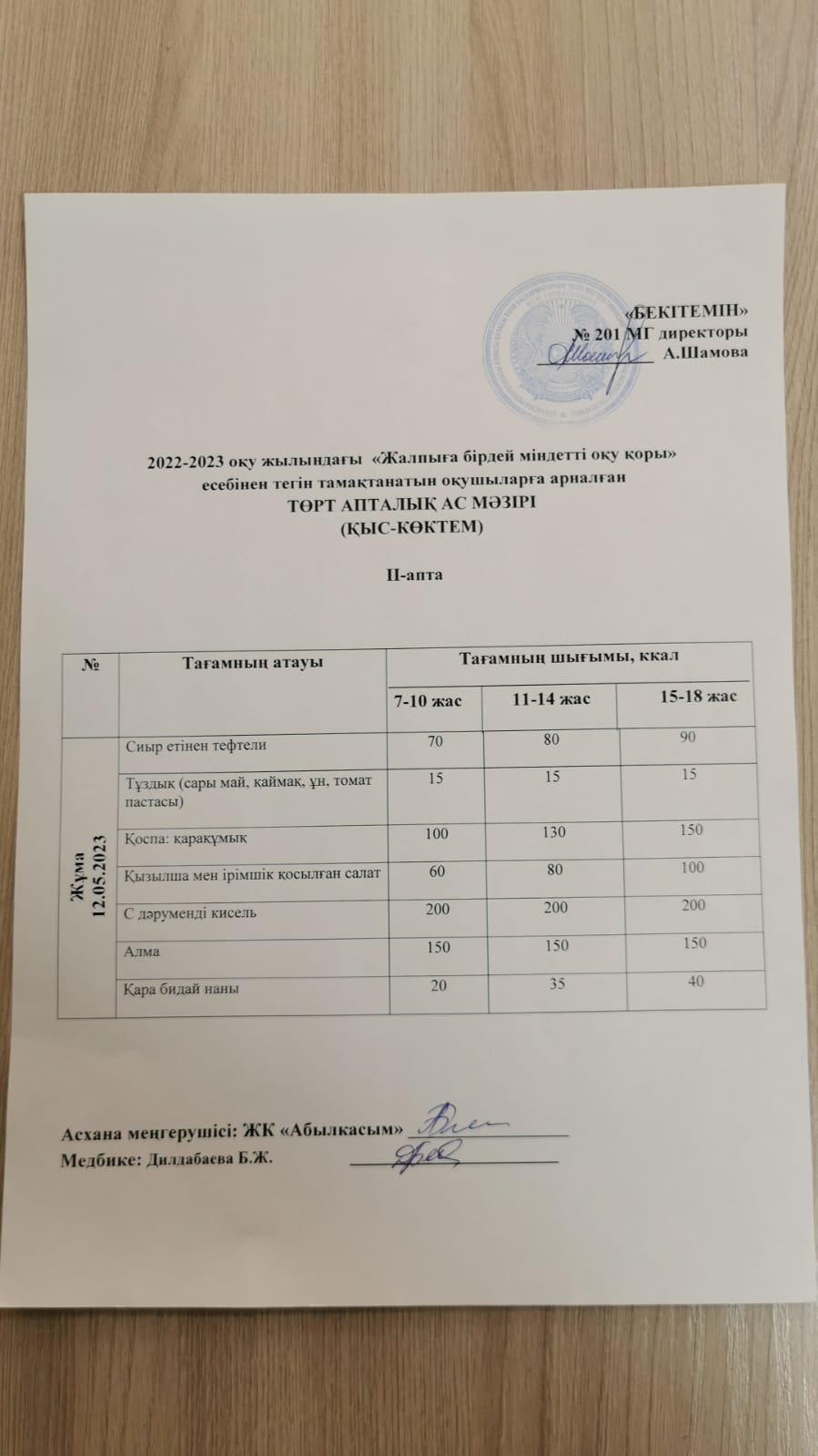 2022-2023 оқу жылындағы "Жалпыға бірдей міндетті оқу қоры" есебінен