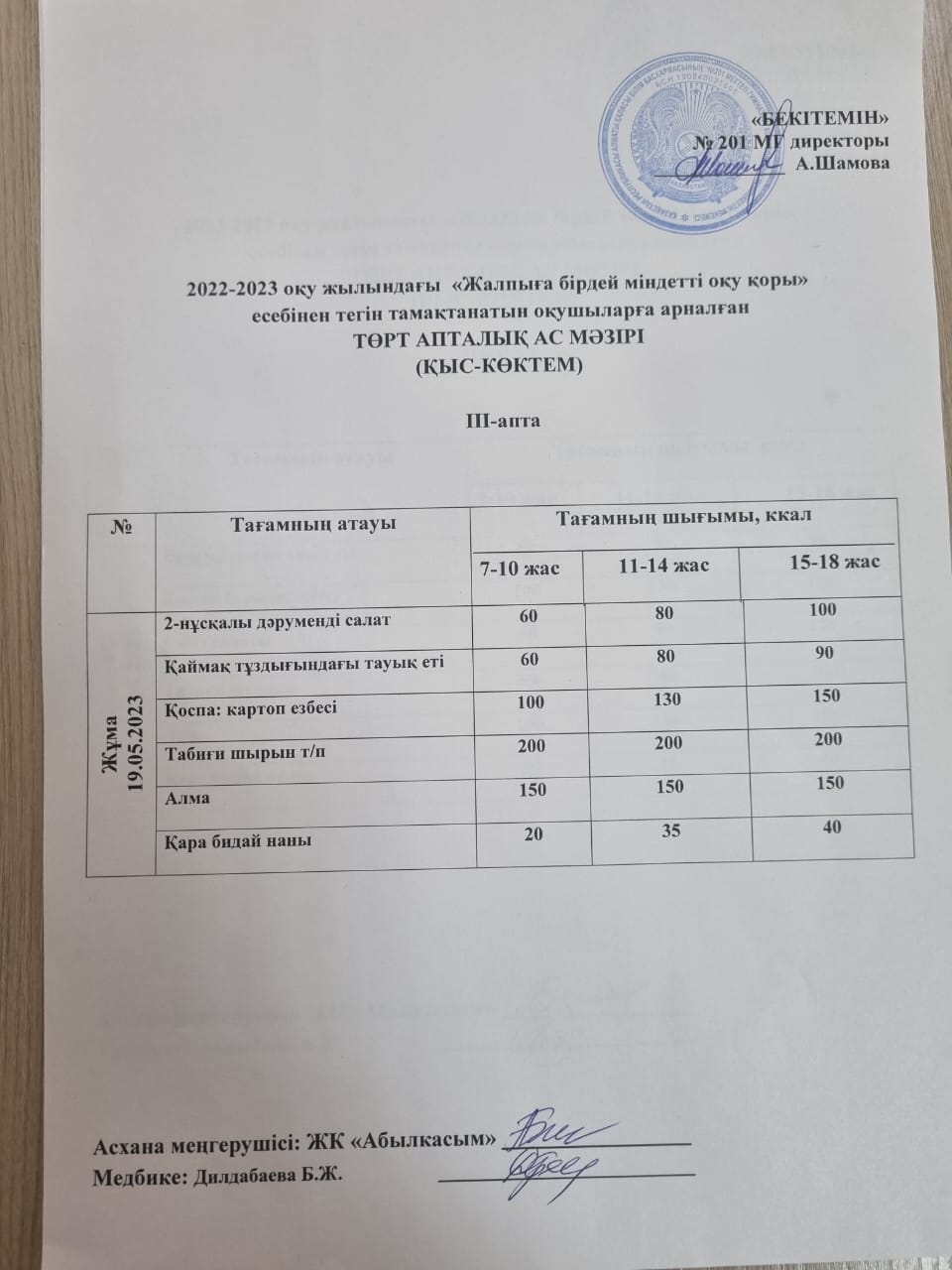 2022-2023 оқу жылындағы "Жалпыға бірдей міндетті оқу қоры" есебінен