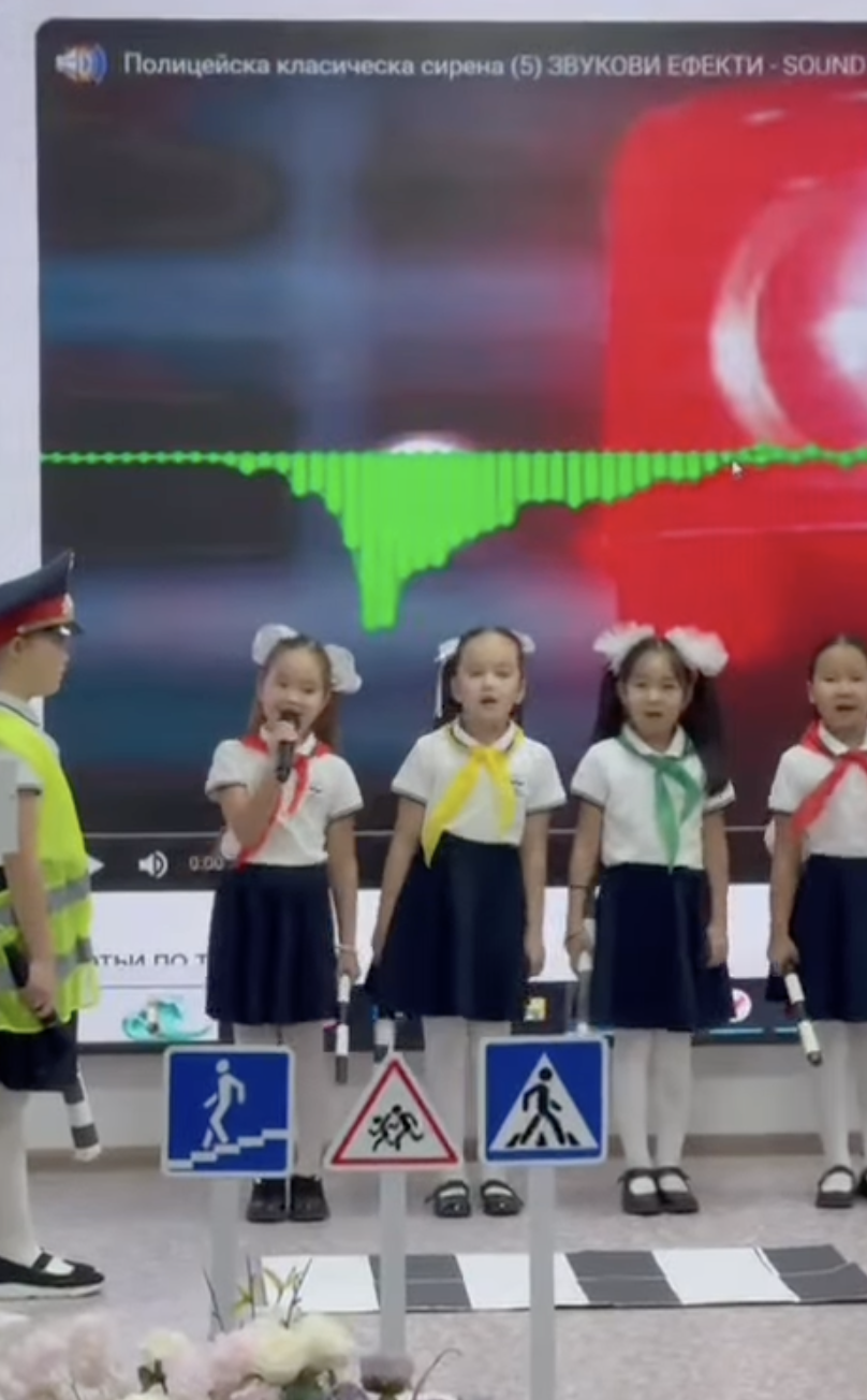 “Жол тәртібін білейік, аман-есен жүрейік “ такырыбында 3 “ә” сынып оқушылары сыныптан тыс іс-шара өткізді