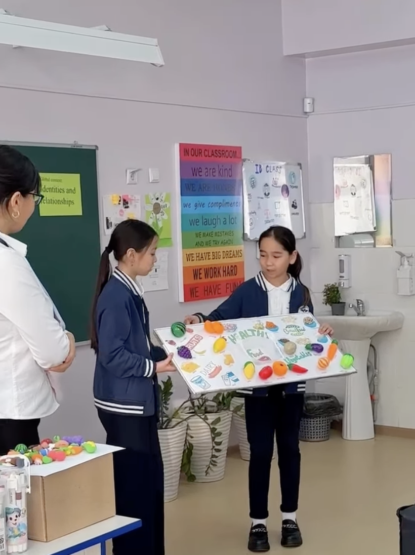 “Healthy eating” тақырыбында ашық сабақ