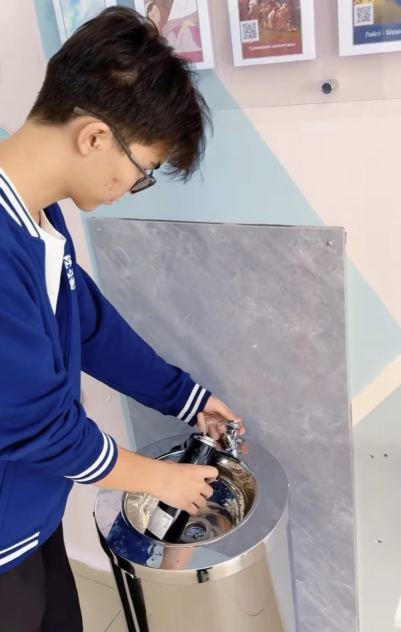 Мектебімізде аквапоинттар орнатылды