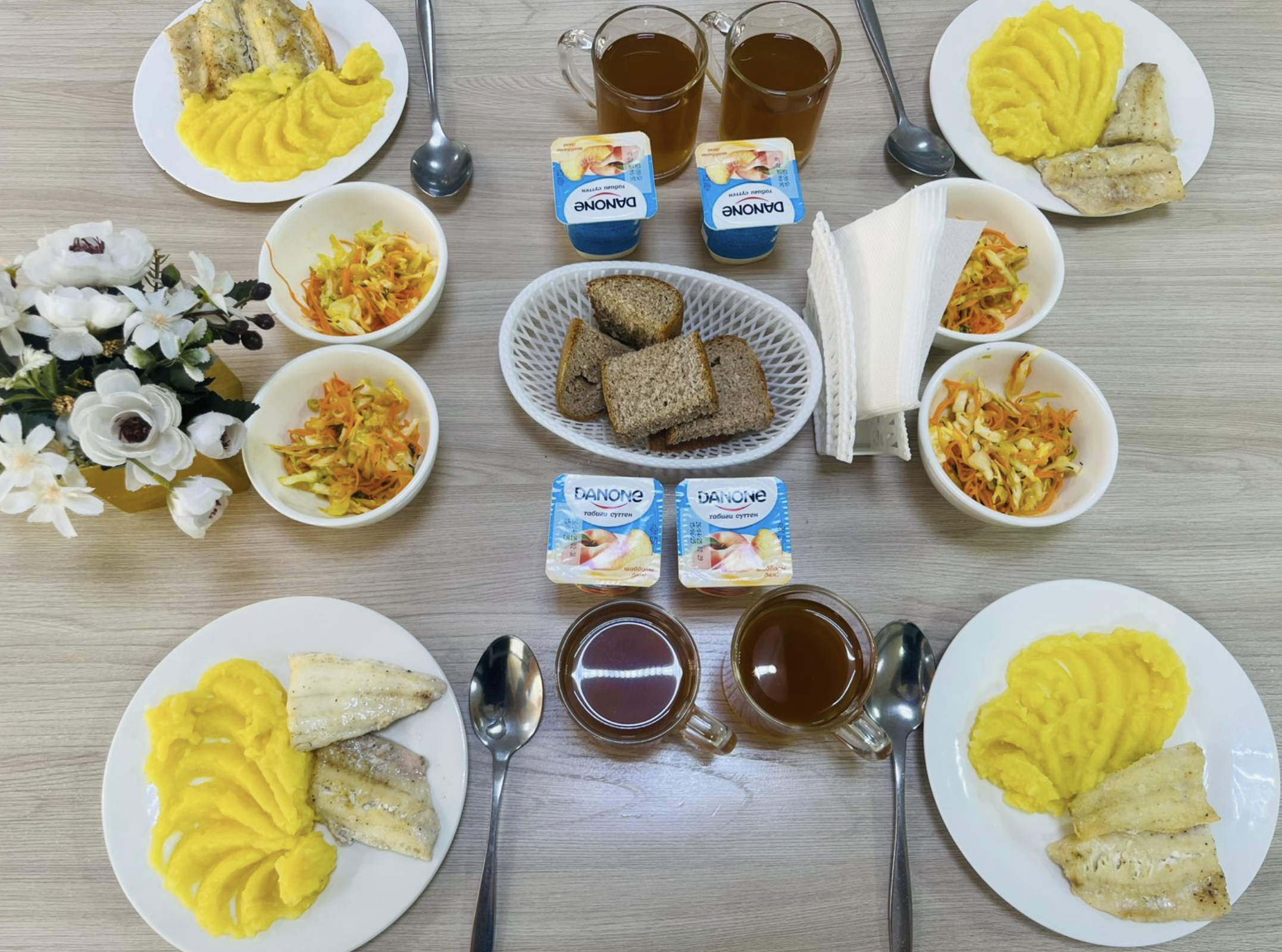 Жалпыға бірдей міндетті білім беру қоры есебінен тегін тамақтанатын 1-11 сынып оқушыларына арналған ас мәзірі