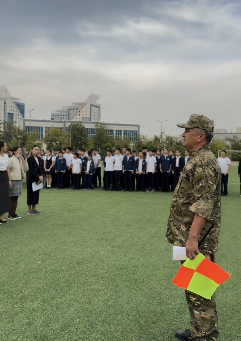 Мектебімізде сейсмо-жаттығу ұйымдастырылды