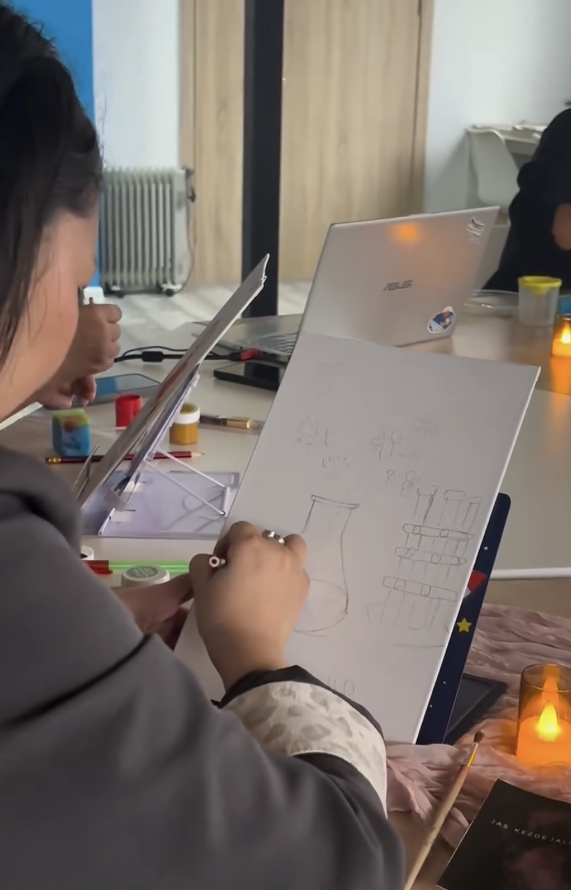 “Жас маманның кәсіби портреті” атты арт-терапиялық тренинг